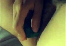 I Put Big Cucumber In My Vulva