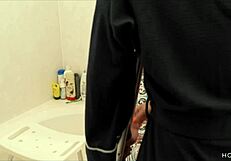 Slutty Latina nurse seduces patient into shower fuck with fake procedure