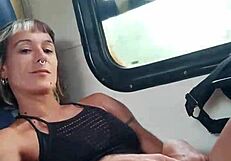 My Friend Jerks Me Off While I Suck Him on a Crowded Train