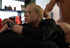 Hot Redhead Chokes On Monster Cock During Hardcore Deepthroat And Cumshot