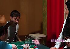 Mature croupier gets wild with free use MILF payton
