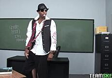 Giselle's tight interracial sex with big cock 😈