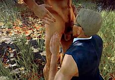 Stan And Jonathan Enjoy Outdoor Blowjob In Forest