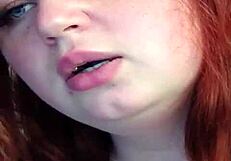 Russian pawg beautiful and natural redhead dancing