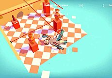 Odymos lgbt hentai game ep 2 fucking the ceiling lamp as anal plug!