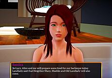 My New Family with Redhead Bent Over Monster Cock