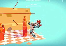 Odymos lgbt hentai game ep 2 fucking the ceiling lamp as anal plug!