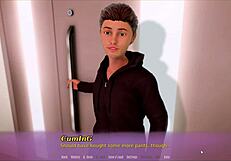 Peeping On Stepmom's Huge Tits And Ass In The Bath