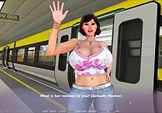 Peeping On Stepmom's Huge Tits And Ass In The Bath