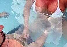 Latina milf with big ass gets muff dived at home after carnival