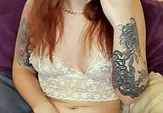 redhead teasing her asshole