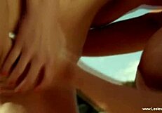 eva and jana intensely licking each other in lesbian passion