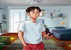 who tied you up in this bdsm scene from summertimesaga?