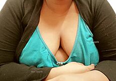 Beautiful Indian woman with large breasts