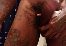 BBC Hallelujah Johnson JERKING OFF his monster cock