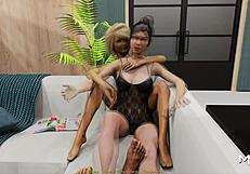 retrieving the past with anal sex in lingerie