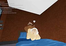 44 Roblox Porn - Amateur First Time Bent Over for Big Black Cock in Missionary Ride