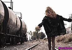 Hot blonde, feel that rough sex with small hands!