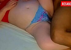 resaboo gets her guts pumped with black cock