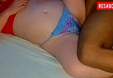 resaboo gets her guts pumped with black cock