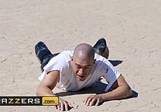 pornstar nicole aniston gets oiled and wet in outdoor hardcore with xander corvus, big tits blonde athletic milf from nicoles oasis brazzers.