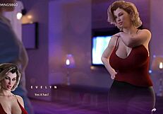 Dude Gets Carried Away Massaging His Stepmom In This 3D Game