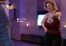 Dude Gets Carried Away Massaging His Stepmom In This 3D Game