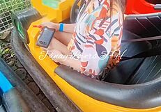 Risky Public Fucking In Amusement Park