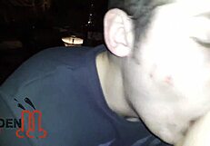 straight guy getting sucked by gay in homemade scene