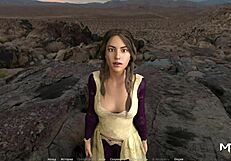 Bold babe strips panties in pov acting lesson date