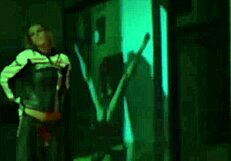 hot babe striptease on public stage 😍