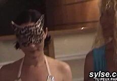 Milfs and teens in public orgies