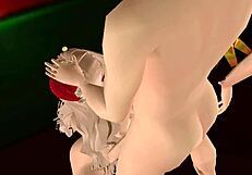 Teen Receives Christmas Package with Blowjob and Monster Cock in 3D Hentai