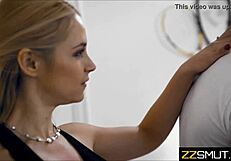 Dude grooms young guy to fuck his horny girlfriend.