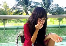 Sexy beauty girl unlocks flawless face makeup secrets