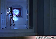 Stepmom in a policewoman uniform made our taboo fuck unforgettable