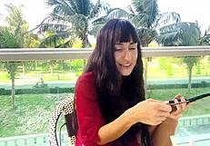 Sexy beauty girl unlocks flawless face makeup secrets