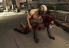 fallout 4 dark desires - hot black in rough bondage sex