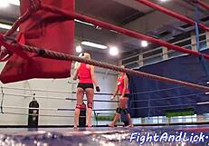 Pussylicking Euro Dykes Wrestle Hard on the Floor for Dominance