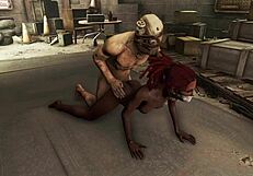 fallout 4 dark desires - hot black in rough bondage sex