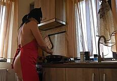 Warm your big cock inside my latina pussy!