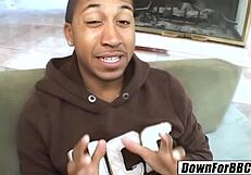 Jasmine Byrne Horny for Black Stepson's Monster Cock in Retro Lingerie