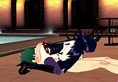 Deku and Midnight hentai videos feature sex blowjob handjob and cumshot gameplay porn uncensored