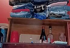 Showing off my cute little ass in this dress.