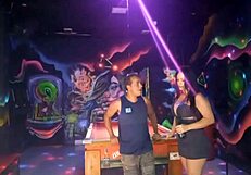 backstage with fabinho in sheer outfit