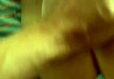 Surprise for my stepsister's boyfriend - big cock spreads his ass.