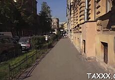 Hot petite teen gives oral sex to tricky agent