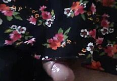 The hairy gay dude hangs out and gets involved in some steamy encounters with another guy.