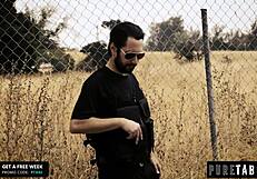 Man, Adriana Chechik just squirts hard during border officer double penetration exam!