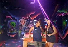 backstage with fabinho in sheer outfit